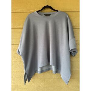 Davi&Dani Oversized Top RobinEgg Blue Raglan Sleeve Sweatshirt 1XL